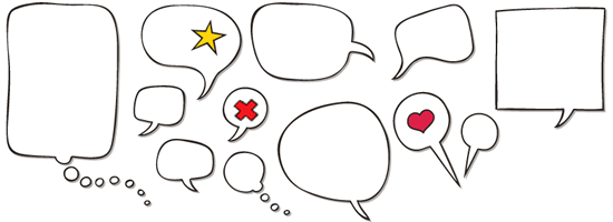 Post: quiz good bad or ugly? Speech bubbles