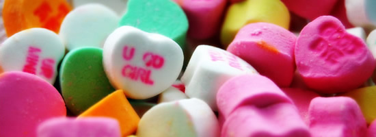 Post: random hookups and friends with benefits Different coloured heart candies